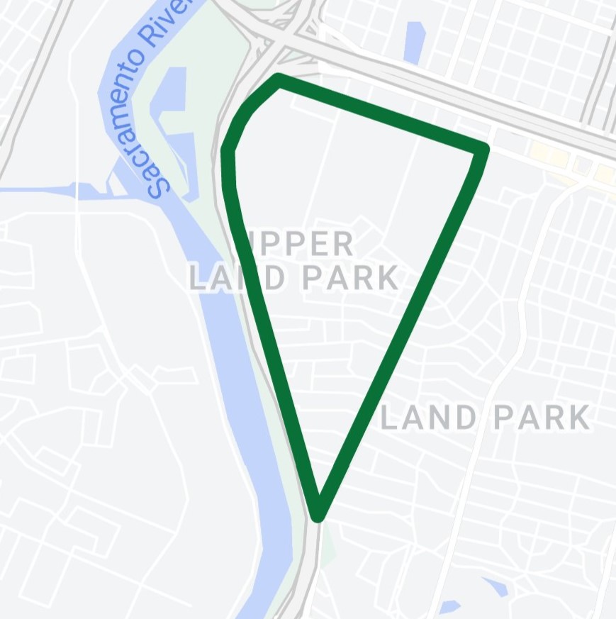 upper land park map